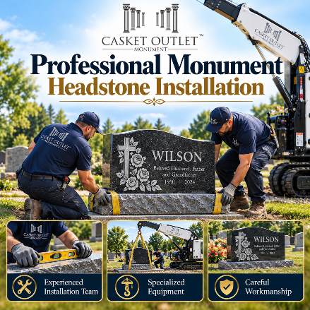 Monument Installation | Headstone Installation
